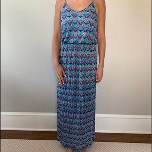 Multi colors maxi dress
